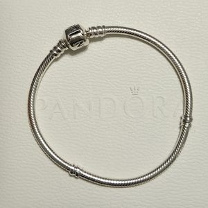 Pandora Moments Barrel Clasp Snake Chain Bracelet